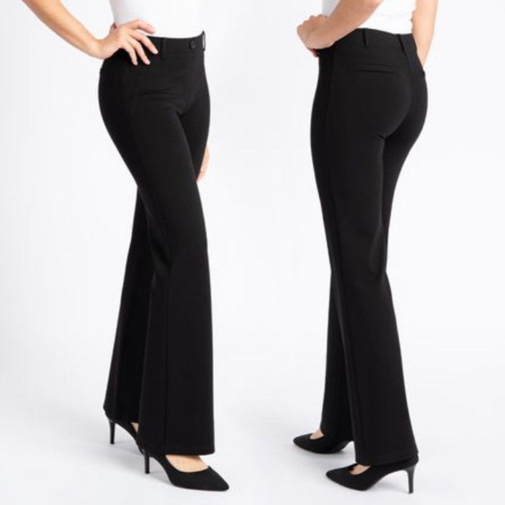 Betabrand Bootcut Dress Yoga Pants Stretch Knit